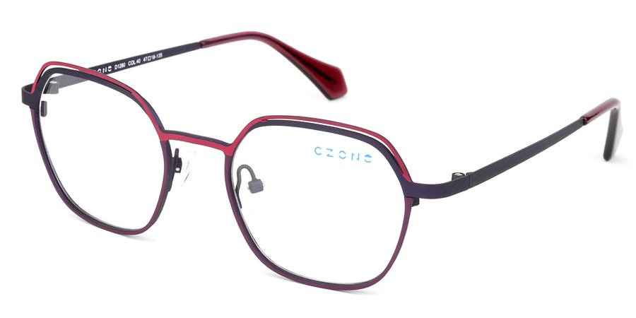 C-ZONE D1280 colour 40, purple and red